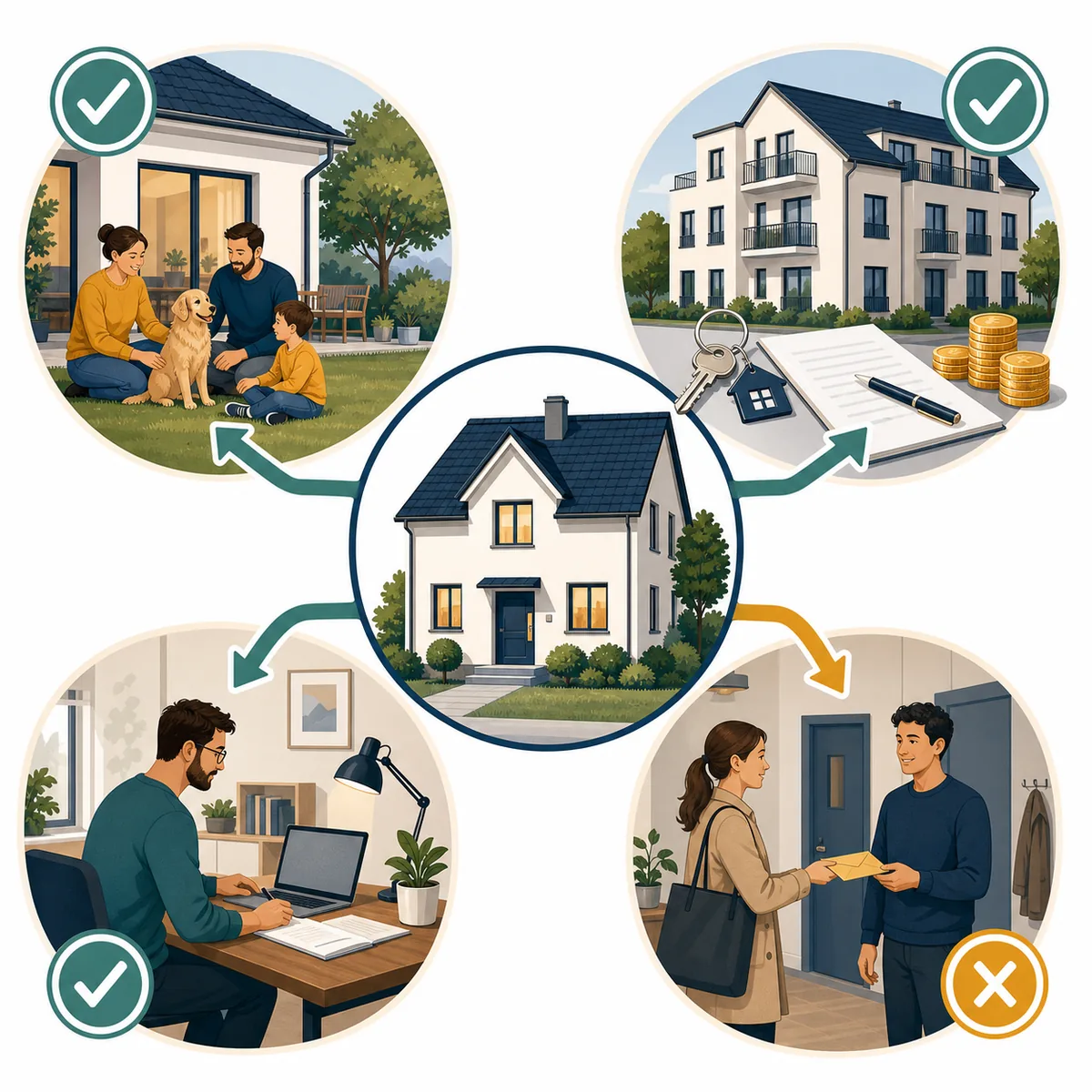 Steuerliche Einordnung der Grundsteuer bei Selbstnutzung, Vermietung und Arbeitszimmer